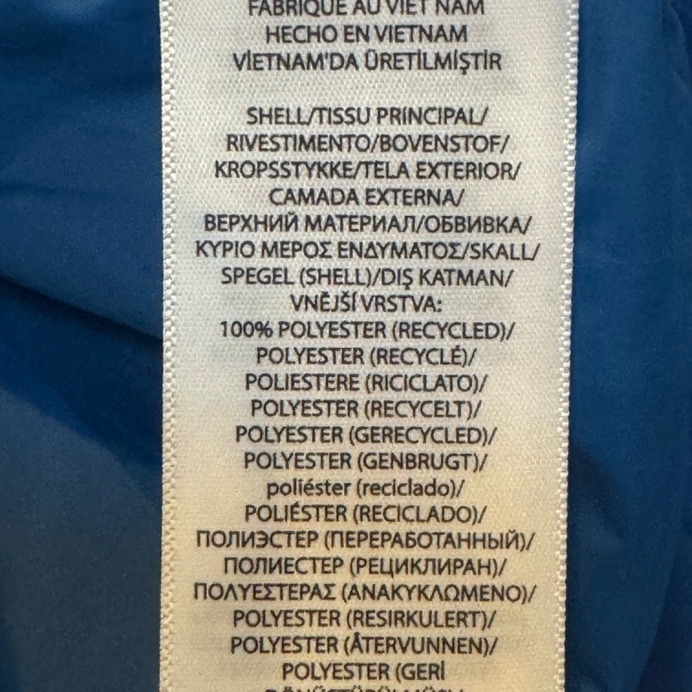 Polo Ralph Lauren Patch Dakota Blue Puffer Insulated Jacket Womens Size Small - Picture 8 of 9